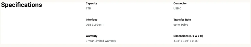 My Passport external HDD - Specs - Western Digital
